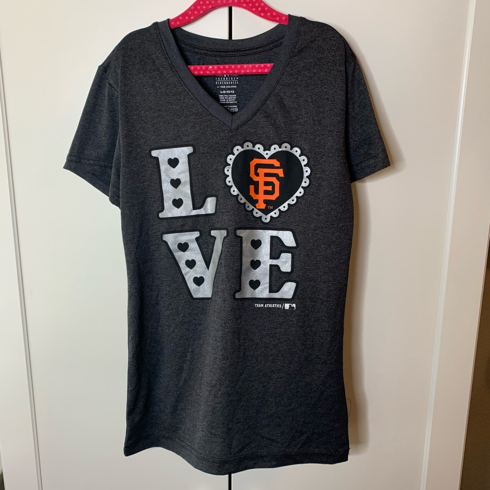 Girl’s MLB San Fran Giants Love Baseball T-Shirt